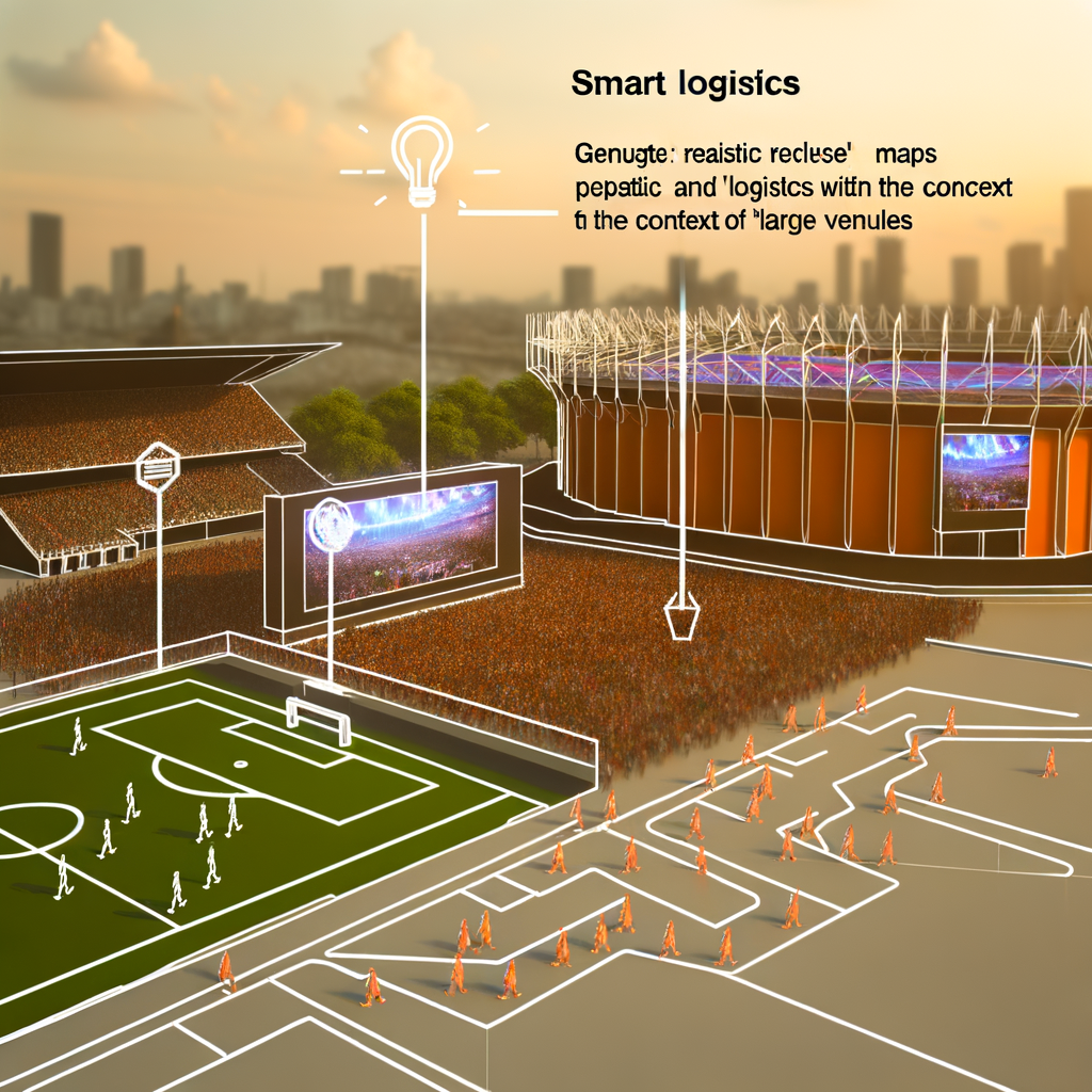 "Using Smart Maps to Optimize Logistics in Large Venues"