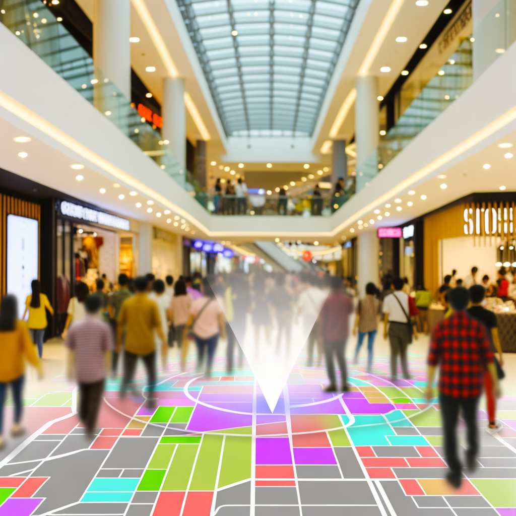 "Using Smart Maps to Analyze Foot Traffic and Optimize Space in Malls"